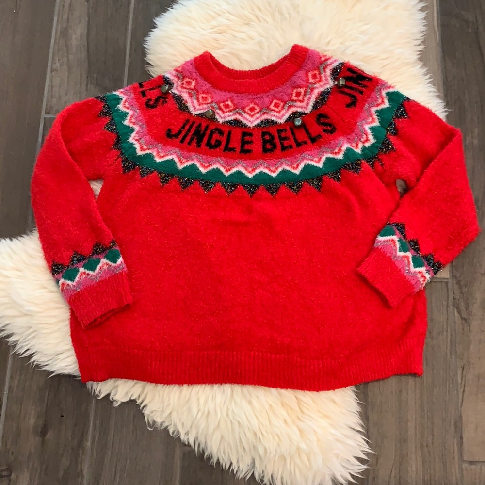 Women’s Ugly Christmas Sweater with 🔔 Bells
